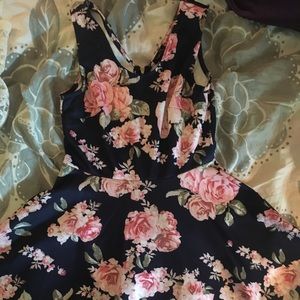 Cute floral skater dress